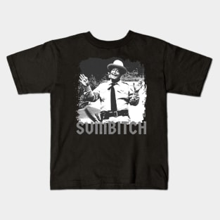 sumbitch - black and white Kids T-Shirt